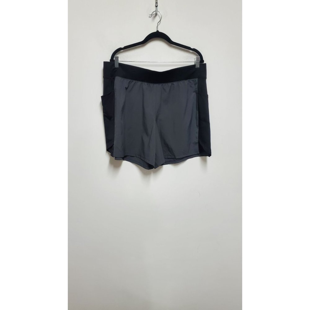 Tek Gear Dry Tek Womens Black and Gray Running Shorts size XXL